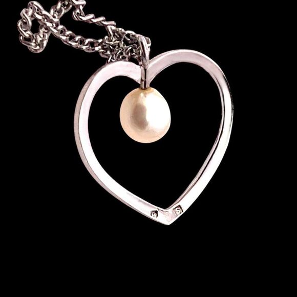 Mikimoto Estate Akoya Pearl Necklace 16" Sterling Silver M431 - Picture 3 of 6